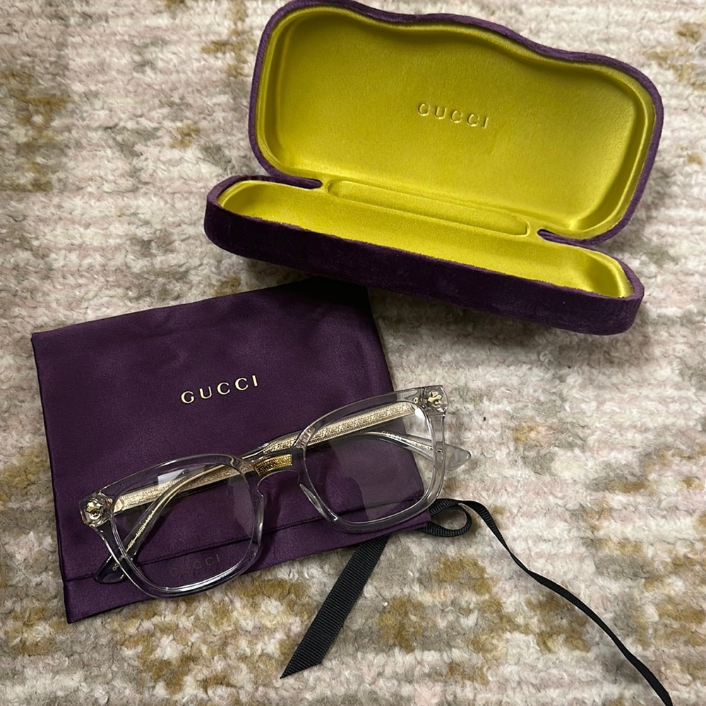 Gucci Clear Eyeglasses